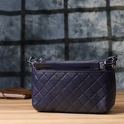 Жіноча сумка з натуральної шкіри з двома ремінцями Vintage 25х16х8 см sum0027590 - мініатюра 10