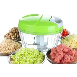 Подрібнювач механічний Easy Spin Cutter блендер Green (do026) - мініатюра 3