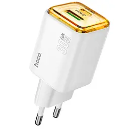МЗП Hoco N53 Monsoon PD30W+QC3.0 (1USB-A/1C) White - мініатюра 2