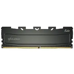 Модуль пам'яті для комп'ютера DDR4 8GB 3200 MHz Black Kudos eXceleram (EKBLACK4083222A)