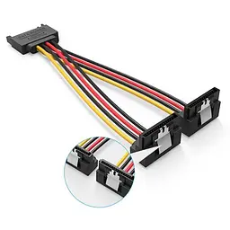 Кабель живлення Serial ATA Male - 2xSATA Female Vention - мініатюра 3