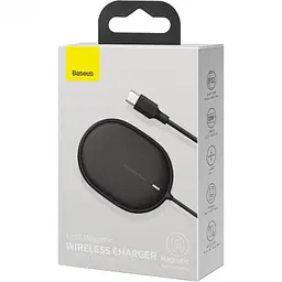 Бездротовий зарядний пристрій Baseus Light Magnetic 15W WXQJ-01 Black - мініатюра 4