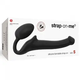 Безремневий страпон Strap-On-Me S 24 см чорний - мініатюра 6