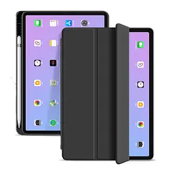 Чохол-книжка BeCover Tri Fold Soft TPU з кріпленням Apple Pencil для Apple iPad Air 11" M2/M3 2024/2025 Black (711400) - мініатюра 2