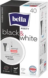 Щоденні прокладки Bella Panty Slim Black&White 40 шт. - мініатюра 2