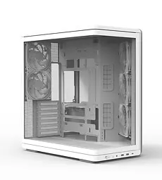 Zalman Корпус P60 без БР, 2xUSB3.0, 1x Type C, 3x120мм ARGB Reverse, 2x120мм ARGB, VGA 435мм, LCS ready, Curved Tempered Glass, Dual Chamber, ATX, білий - мініатюра 6