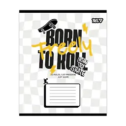 Зошит Yes Born to skate А5 18 аркушів клітинка (768717), в асортименті - мініатюра 4