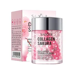 Крем Sadoer навколо очей з екстрактом сакуриCollagen Sakura Multi-Effect  Nourish Eye Cream 60 мл - мініатюра 2