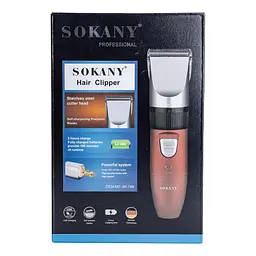 Машинка для стрижки Sokany SK-749 акумуляторна 4 насадки Sokany SK-749 - мініатюра 8