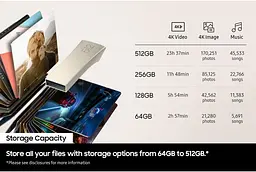 Накопичувач 512GB USB 3.1 Type-A Bar Plus Сірий Samsung teh0025093 - мініатюра 4