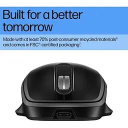 Мишка HP 510 Ultra-Fast Rechargeable Wireless Black (9C2F6AA) - мініатюра 4