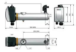 Електроводонагрівач Pahlen Titan 6 кВт з реле протоку і термостатом - мініатюра 3