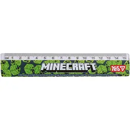 Лінійка Yes Minecraft Slug 15 см (370692)