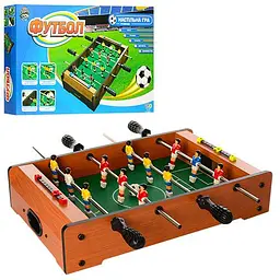Настільний футбол дерев'яний ,на штангах Limo toy ,ігрове поле 49-31 см (HG235AN)