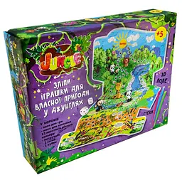 Набір для ліплення Strateg Jungle, українською мовою (71409) - мініатюра 2