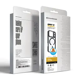 Чохол ArmorStandart Unit-C MagCase для Apple iPhone 17 Pro Black + Orange Button Set - мініатюра 7