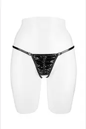 Трусики-стринги с доступом Fashion Secret Angela Black, S-L (черный)