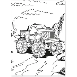 Розмальовка 1 Вересня Monster Truck 12 сторінок (742810) - мініатюра 2