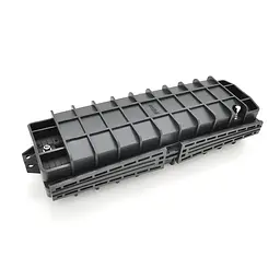 Муфта оптична Merlion ML-OP-F001H-96C, герметична, 4 введення, до 4-х касет, до 96 зварок, матеріал PP+GF - мініатюра 2