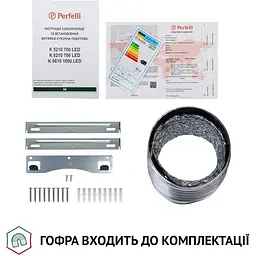 Витяжка купольна Perfelli K 6610 WH 1000 LED - мініатюра 9