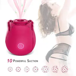 Вакуумний стимулятор - Rose Massager - мініатюра 6