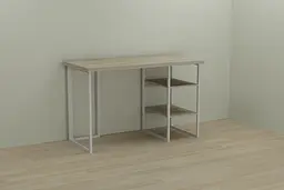 Комп'ютерний стіл Ferrum-decor Кевін 75x100x70 білий ДСП Дуб Сонома 32мм (FRD-101274)