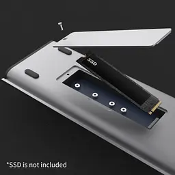 Порт-реплікатор J5create Dock-Station USB-C 10Gbps, 12-in-1 (слот M2 NVMe/хаб/HDMI/DP/PD/картрид/LAN) (JCD552-N) - мініатюра 8