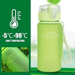 Пляшка для води Casno 650 мл KXN-1157 Сіра (KXN-1157_Grey) - мініатюра 5