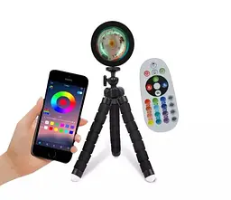 Світильник проектор Tripod 16 colors з пультом - мініатюра 3