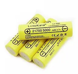 Аккумулятор LiitoKala Lii-50E 21700 5000mAh 3.7v Li-ion - мініатюра 3