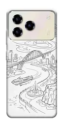 TPU чехол Demsky Dnipro spirit для ZTE Blade A76