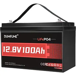 Акумулятор Dumfume LiFePO4 12V (12.8V/100Ah/1280Wh) (Dumfume-12,8V/100Ah) [164634] - мініатюра 3