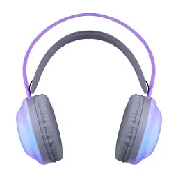 Навушники бездротові Defender FreeMotion B651, White/Grey, Bluetooth, Mini jack 3.5 мм, USB-C, мікрофон, 32 Ом, 105 дБ, RGB-підсвічування, радіус дії до 10 м, час роботи до 14 год (63651) - мініатюра 2