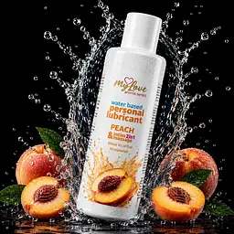 Универсальный лубрикант и массажный гель MyLove Aroma Series Intim&Massage Peach 300 мл - миниатюра 2