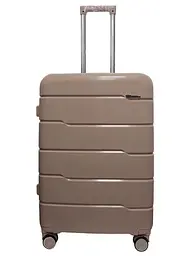 Валіза середня M+ з поліпропілену Milano bag 0305 84л Шампань - мініатюра 7
