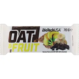 Батончики BiotechUSA Oat and Fruits Bar Шоколад-Банан 70 г