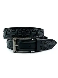 Дитячий ремінь Weatro 2,8 х 80 см Чорний dtsk-28mm-kоzh-031 (dtsk-28mm-kоzh-031) - мініатюра 3