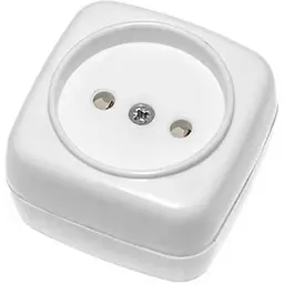 Колодка ЕМР-2009 1 гніздо біла 10A IP20 Економ