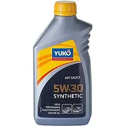 Автомобільна моторна олива YUKO SYNTHETIC 5W-30 1л - мініатюра 2