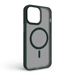 Чохол ArmorStandart Uniq Magsafe для Apple iPhone 14 Pro Max Dark Green - мініатюра 2