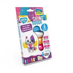 Набір для ліплення з тістом Shine TM Lovin, 6 кольорів (41177)