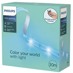 Світлодіодна стрічка Philips Lightstrips 30M RGB Mixed EU (929004129801) - мініатюра 2