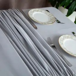 Скатертина Aquastop водовідштовхувальна Light Gray, 140x180 - мініатюра 4