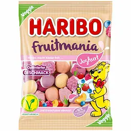 Желейки Haribo Fruitmania Joghurt Veggiе фруктовий мікс йогурт для веганів 160 г