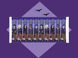 Шоколадні цукерки на паличці​​​​​​​ Halloween Wednesday Choco Lolly 10шт х 15г - мініатюра 4