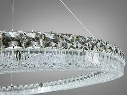 Підвісна LED-люстра Diasha MD6027/800S-gold для вітальні, спальні та зали, Gold, пульт, 130 W, 82 см, 15-25 m2 - мініатюра 6