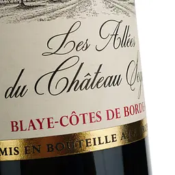 Вино Les Allees Du Château Seguin Blaye Cotes De Bordeaux AOP, червоне, сухе, 0,75 л - мініатюра 5