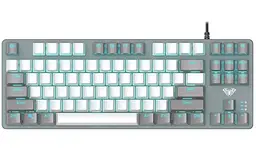 Клавіатура F3287 KRGD Blue EN/UA Grey/White Aula teh0020592