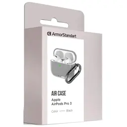 Чохол для навушників Armorstandart Air для Apple Airpods Pro 3 Black (ARM88267) (ARM88267) - мініатюра 3