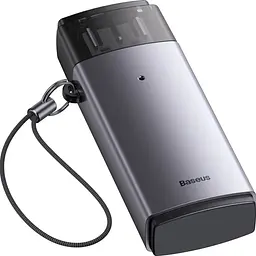 Кардрідер Baseus Lite Series USB-A to SD/TF Grey (WKQX060013) [168990] - мініатюра 3